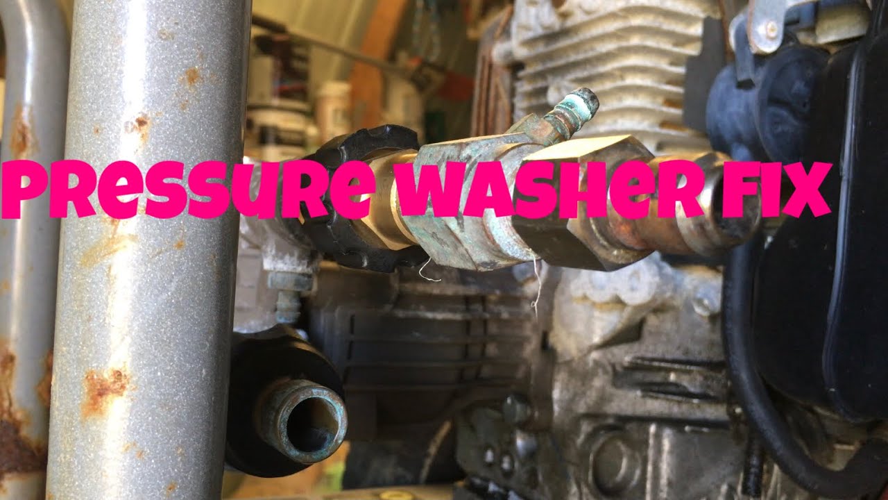 Broken pressure washer 2.5gpm Simpson YouTube