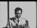 Maj. Gen. Yakubu Gowon Accuses Some African Nations of Promoting Collapse of O.A.U. | May 1968