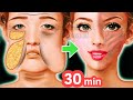 25mins exercice de lifting du visage pour les bajoues les lignes de rire le visage affaiss