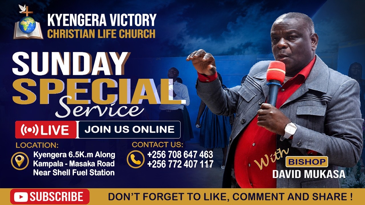 SUNDAY MAIN SERVICE SERVICE WITH BISHOP DAVID MUKASA 23RD AUGUST 2026