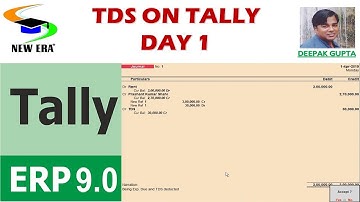 TDS on Tally Day1 By Deepak Gupta