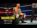 Full match the new day vs the bar  raw tag team title match wwe roadblock end of the line 2016