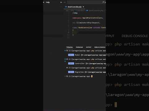 Video: Apa itu perintah Artisan di laravel?