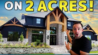 We FOUND Massive Houston Texas CUSTOM HOMES on HUGE Lots!