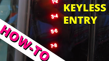 Program & Erase Your Keyless Entry Code - HOW TO ESCAPE