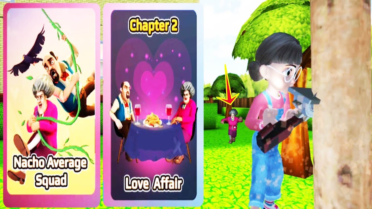 Scary Teacher Nacho Average Squad And Chapter 2 by Wow Game