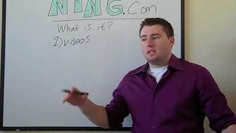 Using Ning to create a social network.mov