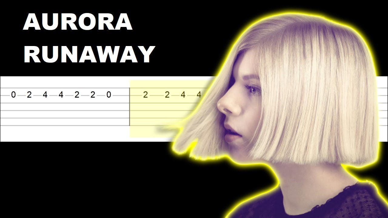 AURORA - Runaway (Easy Guitar Tabs Tutorial)