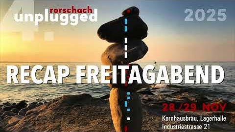 A recap Friday evening at #RorschachUnplugged 2025