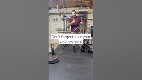 Weight Room Hack That Makes Unloading a Barbell Easy