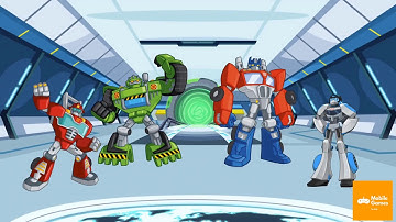 Transformers Rescue Bots Disaster Dash Hero Run 17 Optimus Prime Boulder Heatwave Mission