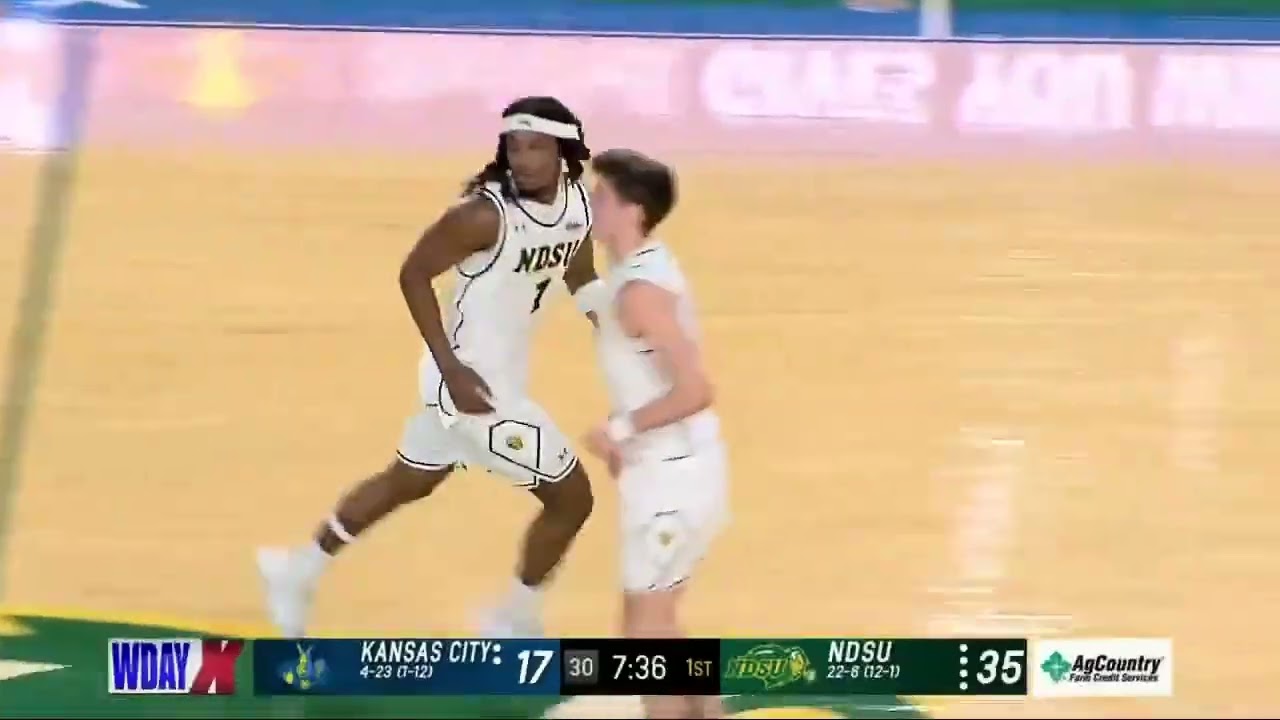 Kansas City vs. NDSU Men's Basketball Highlights - February 21, 2026