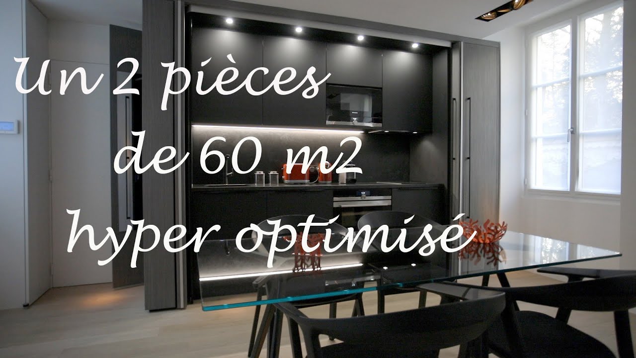 Comment aménager un 2 pièces de 60 m2. Architecture intérieure