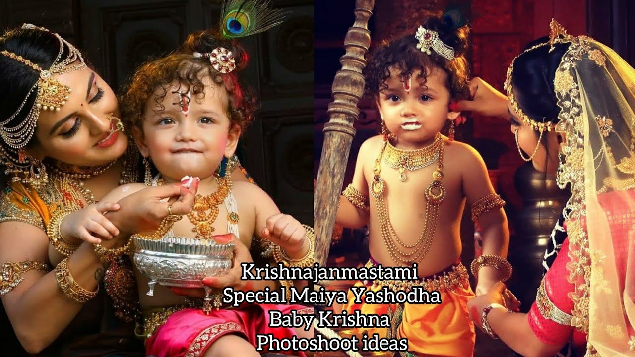 Krishnajanmastami Special Maiya Yashodha Baby Krishna Photoshoot ...