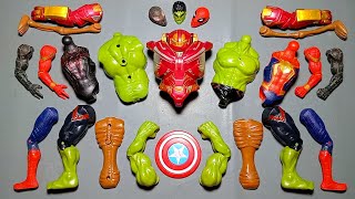 AVENGERS TOYS MARVEL'S HULK SMASH SPIDER-MAN SIREN HEAD HULK BUSTER BLACK SPIDER-MAN SUPERHERO TOYS 