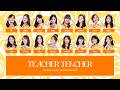 JKT48 Teacher Teacher Color Coded Lyrics ID JP EN 