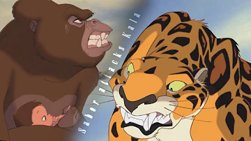 Tarzan - Sabor attacks Kala (HD)