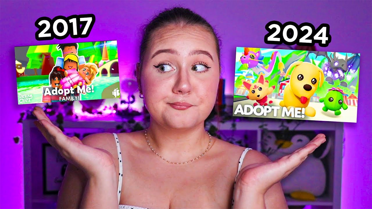 Adopt Me! (Now) VS Adopt Me! (2017)... 🥚 - YouTube