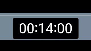 14 Minutes Timer with Alarm