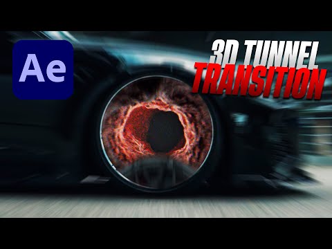 3D Tunnel Transition - After Effects Tutorial