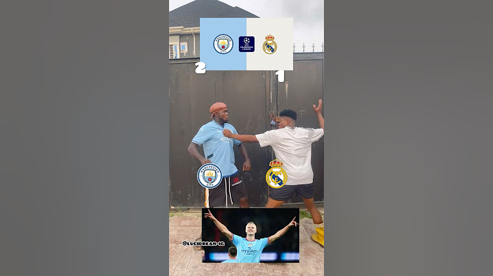 Manchester city vs Real Madrid 2:3 champions league highlights #manchestercity #realmadrid