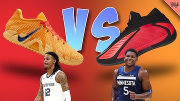 Ja Morant VS Anthony Edwards! Nike Ja 3 vs Adidas AE 2!