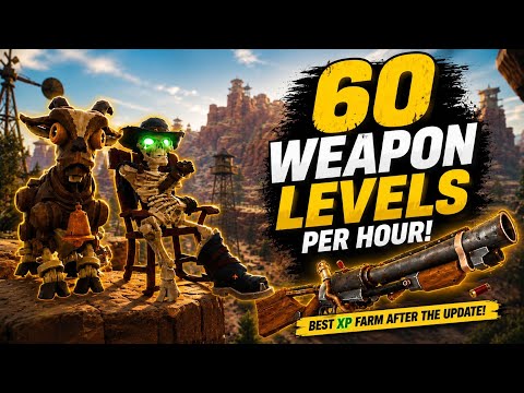 60 Weapon Levels Per Hour! Best XP Farm After Update | Far Far West