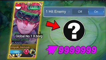 WHEN GLOBAL X.BORG ABUSE THIS NEW ONE HIT BUILD!! (ENEMY AUTO REPORT ME) MLBB