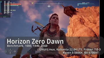 Horizon Zero Dawn, Proton 7.0-3 Linux , Benchmark