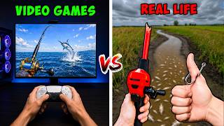 Fishing Video Games vs Real Life