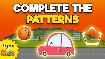 Learn Pattern Recognition with Math Rhyme | Math Nursery Rhyme & Kid Learning Song