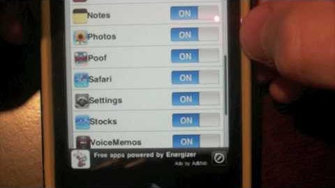 How to: Hide apps on iPhone/ipod touch