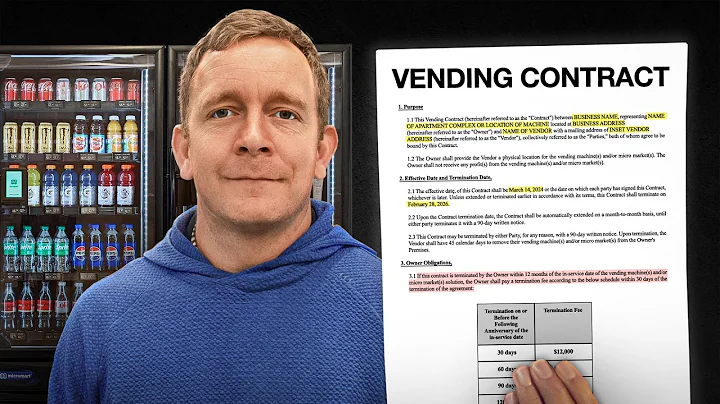 The BEST Contract To Use For Your Vending Business