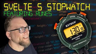 Svelte 5 Stopwatch (featuring RUNES)