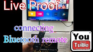 How to Connect Vu smart remote | How to activate google assistant | pair your remote with tv screenshot 1