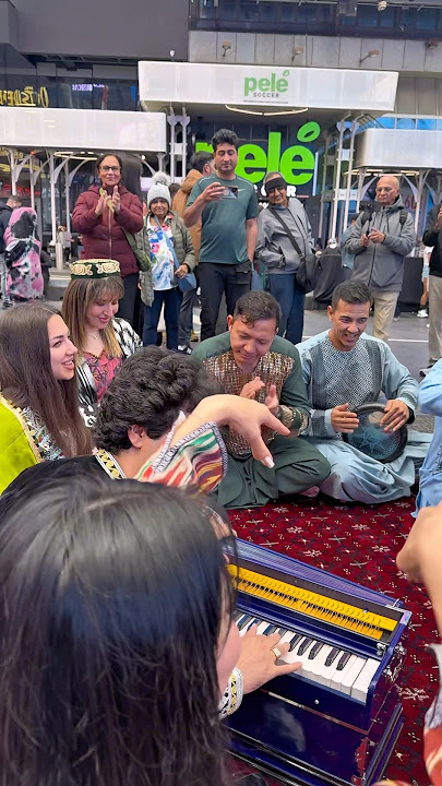 For the first time, an Afghan music team has recorded in Times Square, New York.#afghan #newyork #ny