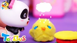 Super Panda Rescue Team, Cooking Pretend Play | Play Doh for Kids | Kids Toy | Kids Cartoon | ToyBus