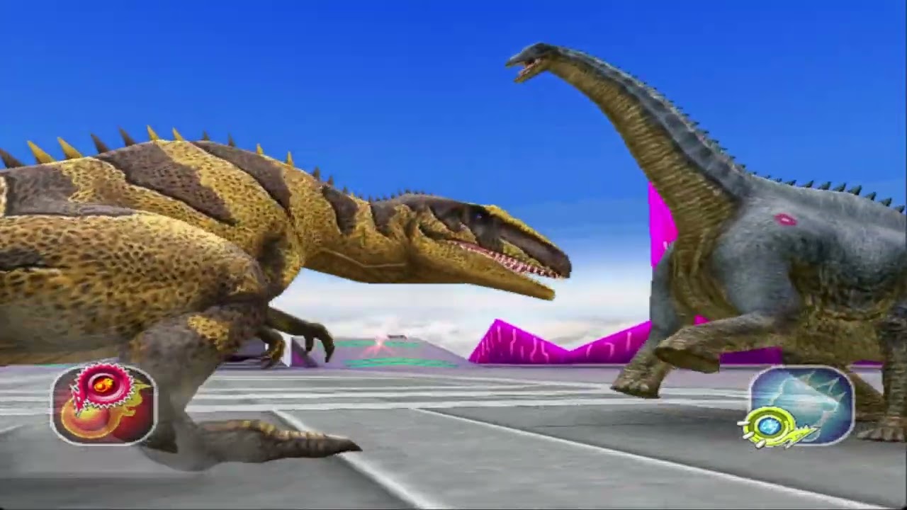 Dinosaur King 古代王者恐竜キング- Mapusaurus X Euoplocephalus