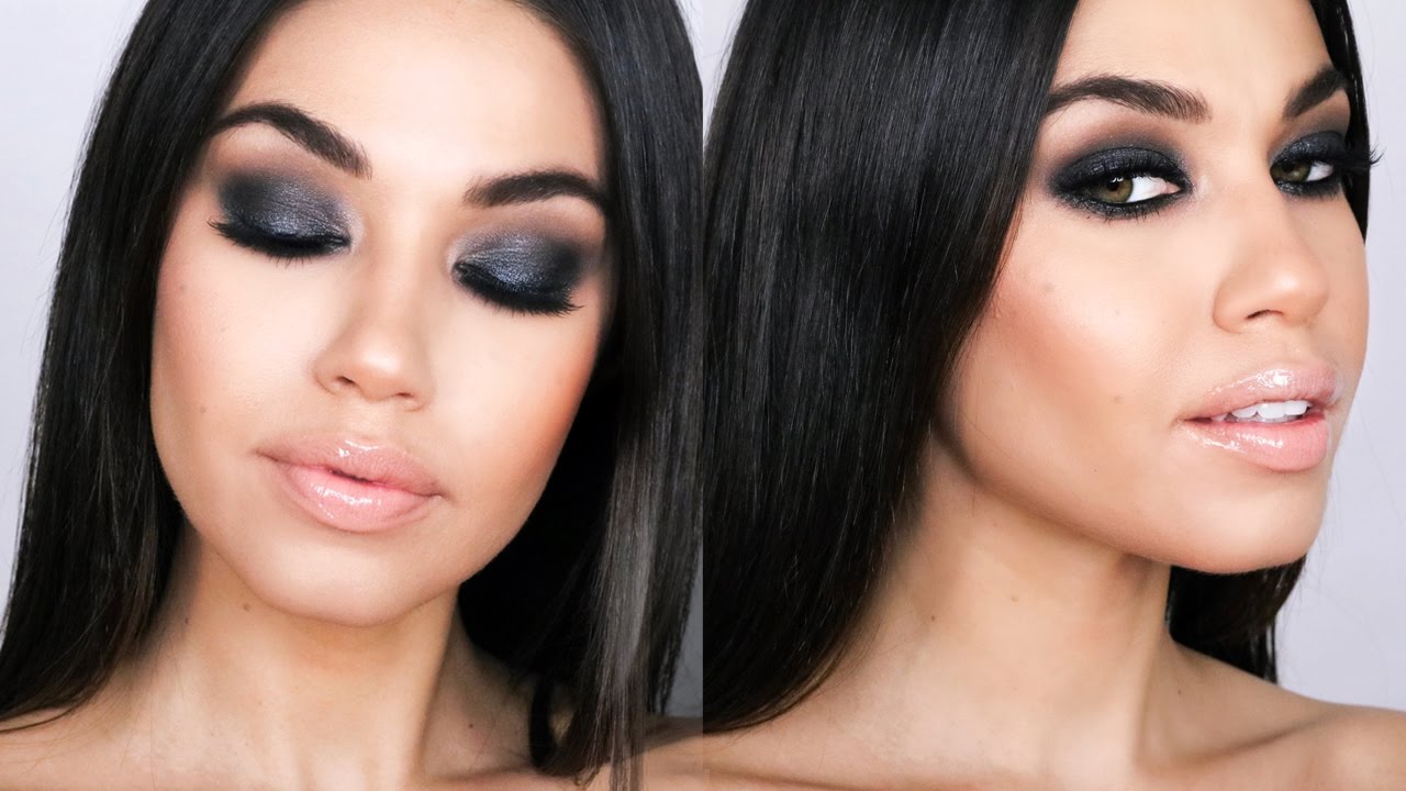 Gray Black Smokey Eye Holiday Smokey Eye Makeup Tutorial Eman