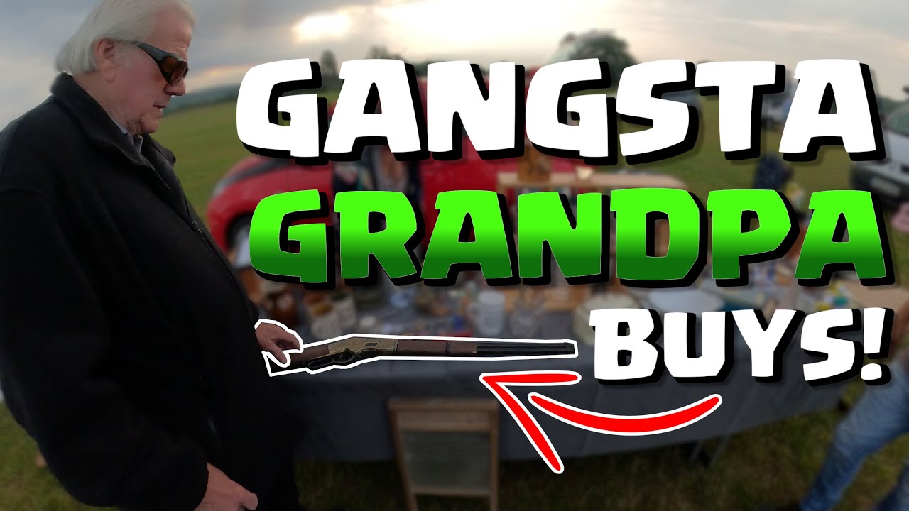 Old Man Buys Weapon - Sunday CarBoot - #carboot #ebay #ebayreseller