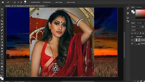 Photoshop Tutorial  | How to Joint Picture Editing Remove Background | Trending HDR video Ep122