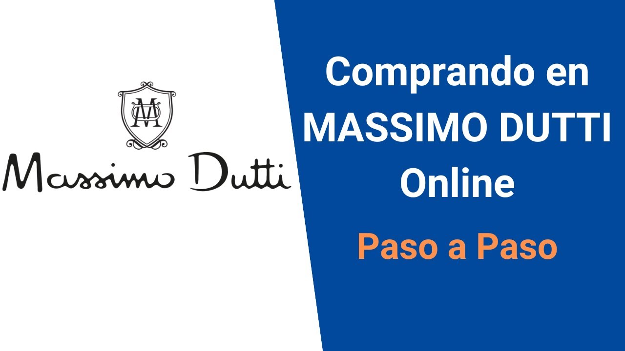  ¿Cómo Comprar En Massimo Dutti Online?  Ejemplo Paso A Paso