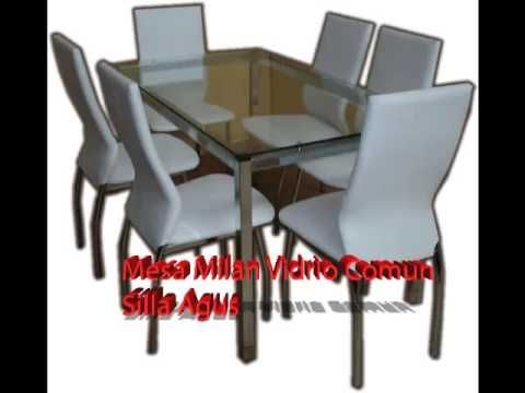 Mesas de vidrio y caño cromado medidas 1.6 1.4 1.2 1 metro youtube