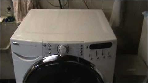 Kenmore Elite Washer with F35 error fix