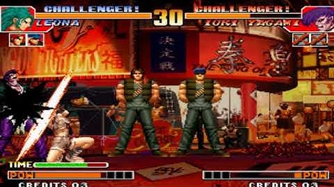 KOF 97 LEONA COMBO 100% DAMAGE