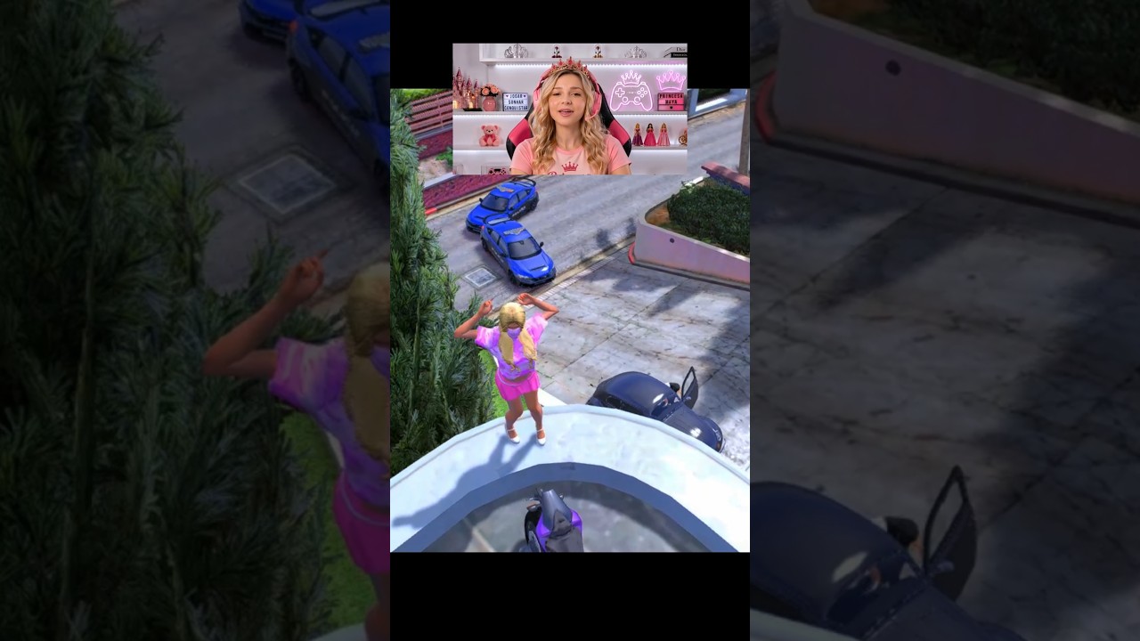 Ela ficou esperando o amigo pra ir com a moto nessa fuga insana no gta rp #shorts #viralvideo