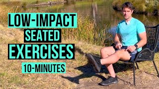 Seated Low Impact Exercises Beginner - 10 Minutes Whole Body Chair Exercises