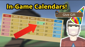 Creating a Farming RPG (like Harvest Moon) in Unity - Part 25: Interact UI and Calendar