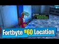 Fortnite Fortbyte #60 Location (Accessible with sign spinner emote)