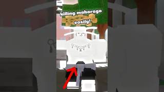 How to Defeat MAHORAGA Easily in Jujutsu Shenanigans!?  #jjk  #roblox #jjkgame  #jjs